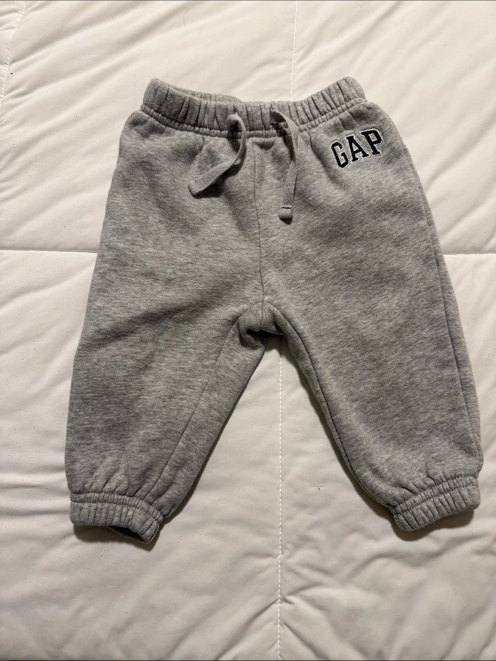 GAP Gray Baby Fleece Jogger Sweatpants